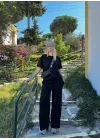 Urban Siyah Esnek Yumuşacık Modal Kumaş İkili Alt/Üst Takım