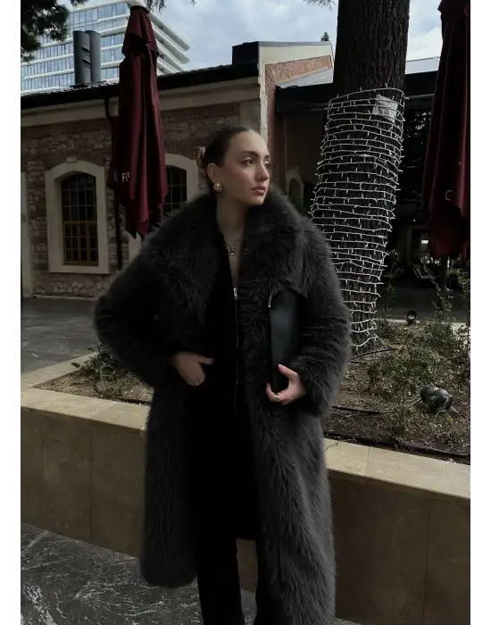 Alona Premium Yumuş Midi Boy Kürk