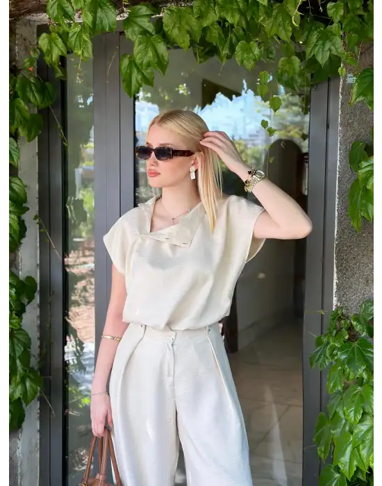 Boherna Taş Keten İkili Takım