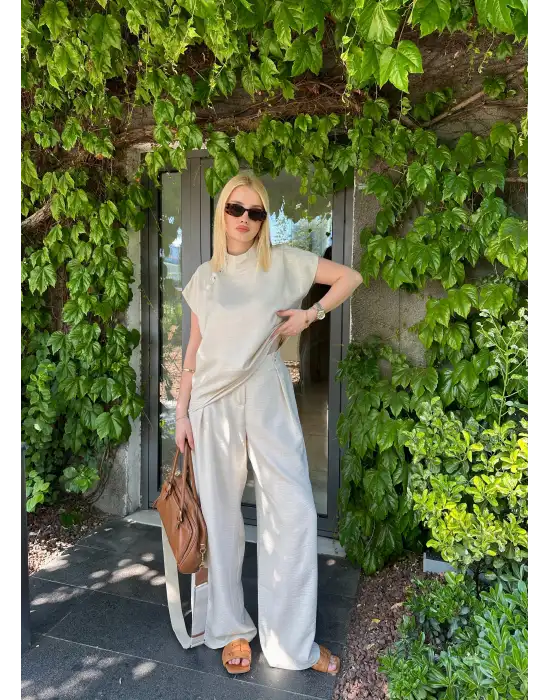 Boherna Taş Keten İkili Takım