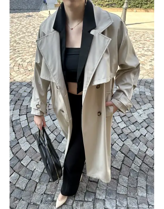 Edela Bej Premium Trençkot