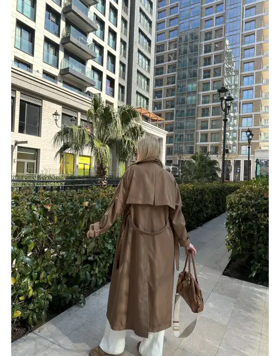 Edela Kahve Premium Trençkot