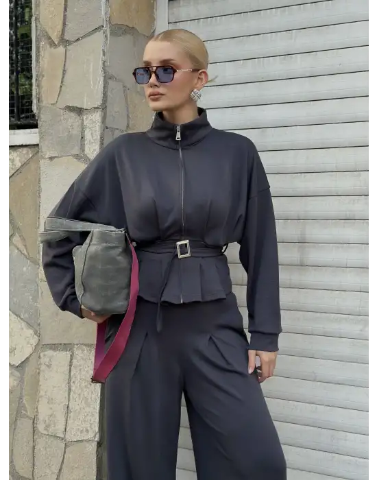 Eva Füme Bel Kemerli İkili Modal Takım