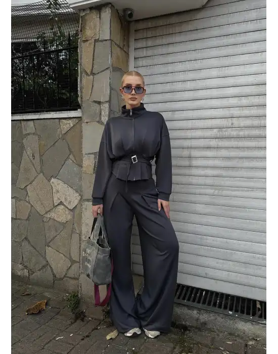 Eva Füme Bel Kemerli İkili Modal Takım