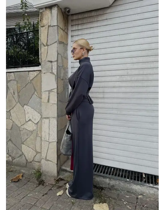 Eva Füme Bel Kemerli İkili Modal Takım