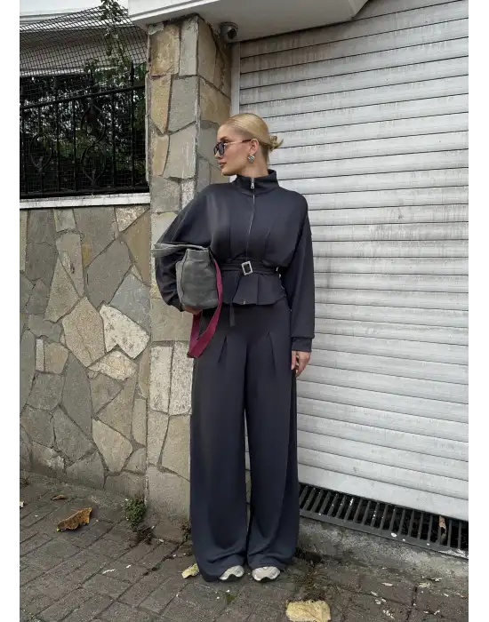 Eva Füme Bel Kemerli İkili Modal Takım