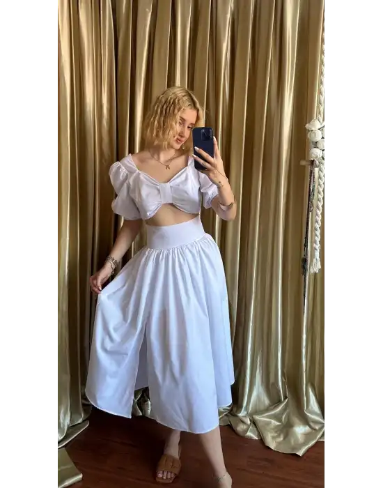 Flora İkili Poplin Takım