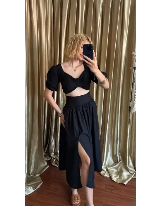 Flora İkili Poplin Takım