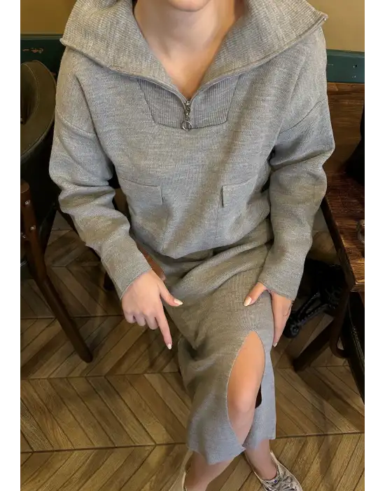 Fraser Gri Etek/Kazak İkili Takım