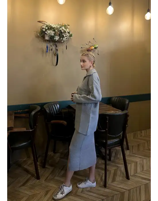 Fraser Gri Etek/Kazak İkili Takım