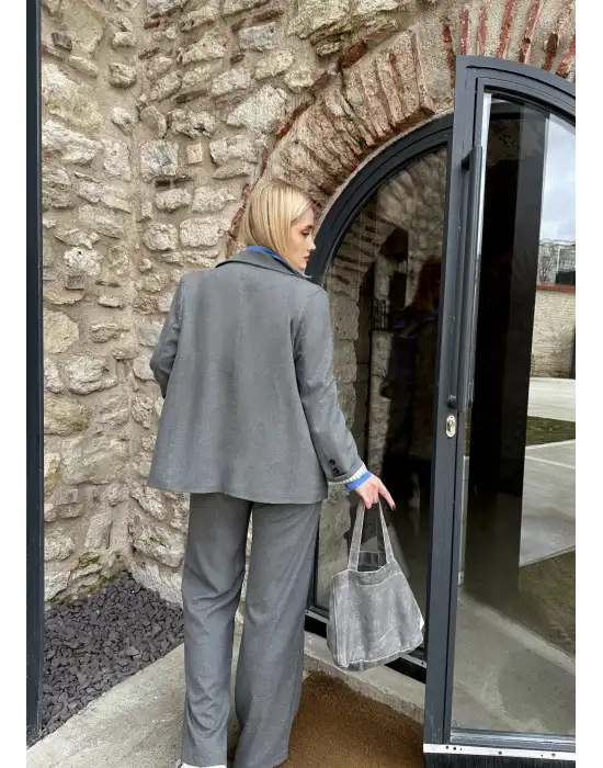 Maggie Füme Blazer Ceket/Pantolon Takım