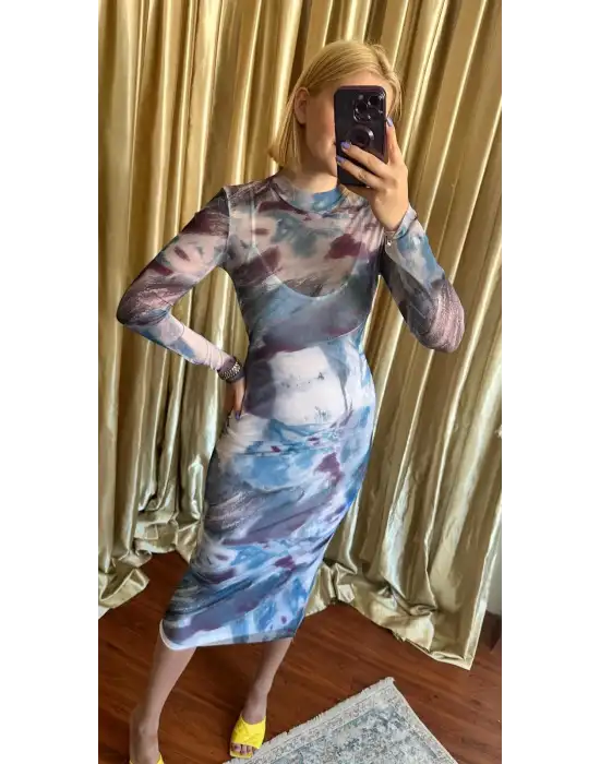 Majia İkili Tül Tasarım Elbise