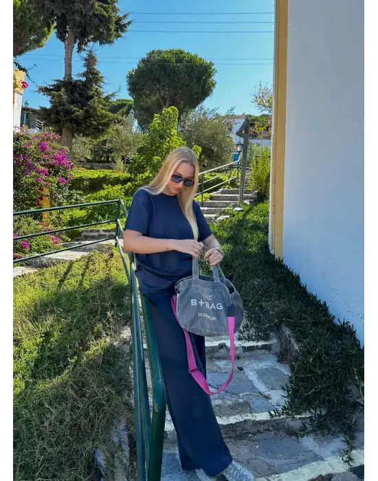 Urban Füme Esnek Yumuşacık Modal Kumaş İkili Alt/Üst Takım