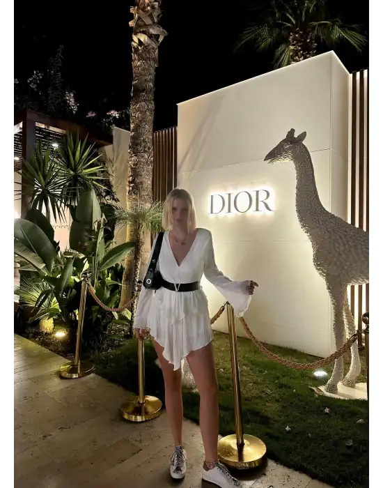 Valentia Tasarım Şortlu Kemerli Elbise