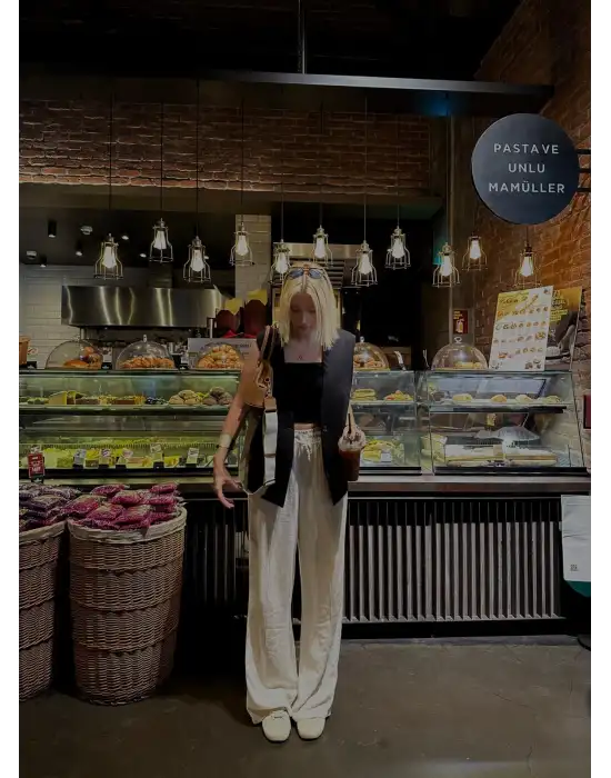 Zra Tek Düğme Yelek