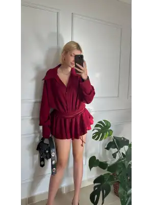 Jessica Bordo Tasarım Gömlek Elbise