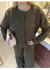 Haki Ceket/Pantolon Takım