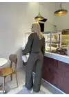 Haki Ceket/Pantolon Takım