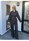 Kahve Denim İkili Takım
