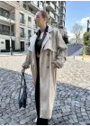Edela Bej Premium Trençkot