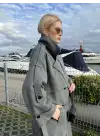 Leora Apolet Detay Uzun Kuşaklı Trençkot