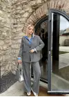 Maggie Füme Blazer Ceket/Pantolon Takım