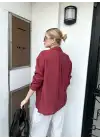 Massia Bordo Tensel Oversize Gömlek