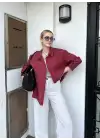 Massia Bordo Tensel Oversize Gömlek