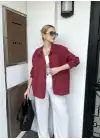 Massia Bordo Tensel Oversize Gömlek