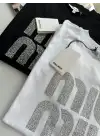 Orijinal Marka Taşlı Tshirt
