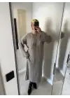 Taş Tam Boy Salaş Triko Elbise