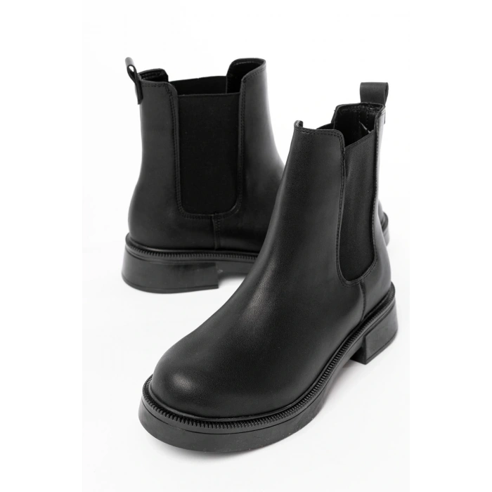 02-2137 Siyah Lastikli Günlük Kadın Bot