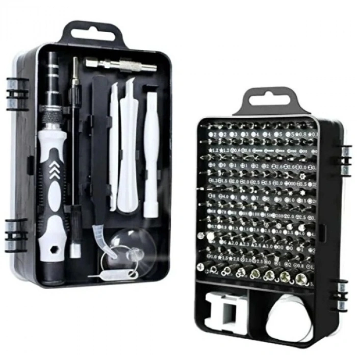 115 Parça Manyetik Uçlu Hassas Tornavida Seti