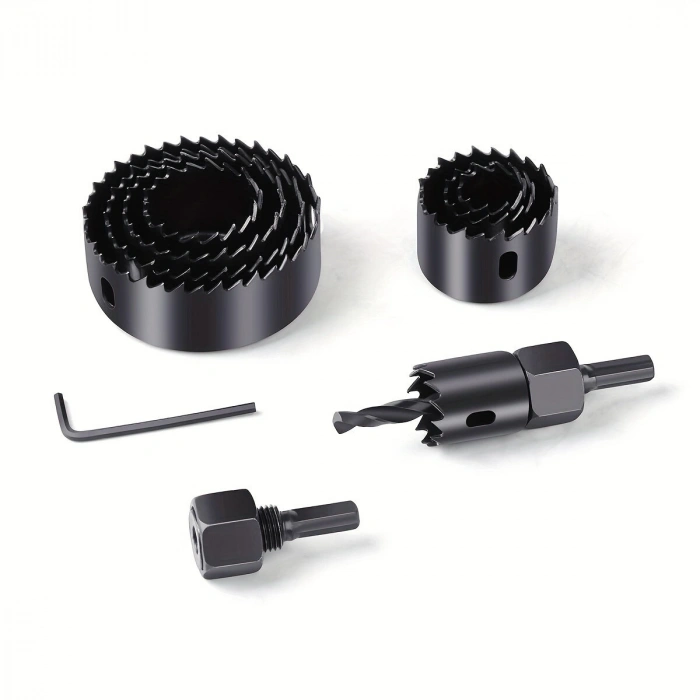 11İN1 BUAT AÇMA PANÇ SETİ METAL AHŞAP PVC ALÇIPAN PLS. 19-22-29-32-38-44-51-64MM