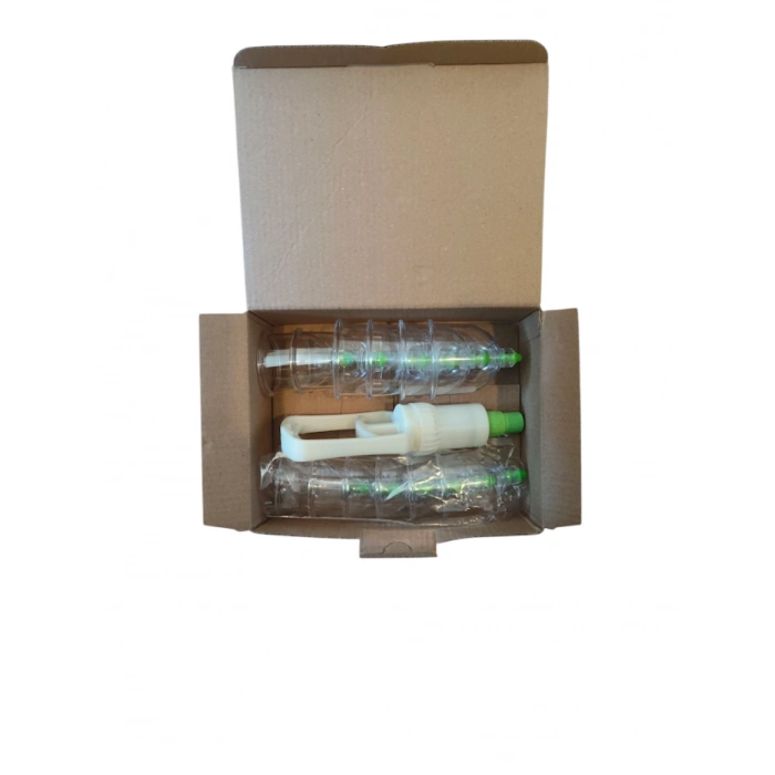 12 Lİ HACAMAT KUPA SETİ. 1ADET 2 PARMAK POMPA HEDİYE