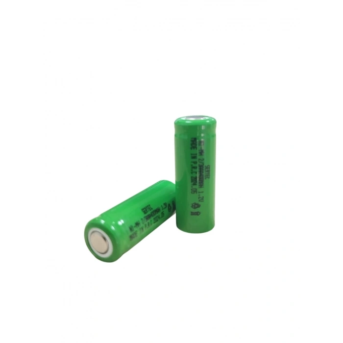 Sertec - 1.2V 400 Mah - 2/3AAA - Ni-MH Şarjlı Pil - (Başsız / Flat Head)