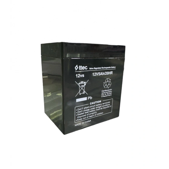 TTEC 12V 5 AH Kuru Bakımsız Akü