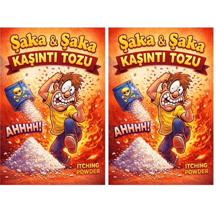 2 Adet Kaşıntı Tozu Şaka Kaşıntı Tozu Eğlence Şaka Amaçlı Toz