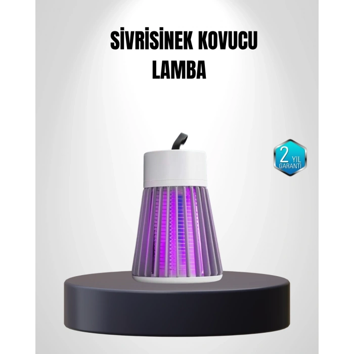 2000 mAh Şarjlı Sivrisinek Kovucu Lamba – Kimyasalsız, Güvenli ve Taşınabilir
