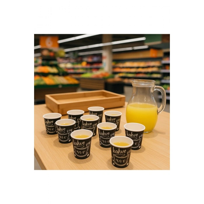 2.5 Oz Karton Bardak-tadım Bardağı- Kahve Bardağı- Espresso Bardağı- Zemzem Bardağı- 50 Adet