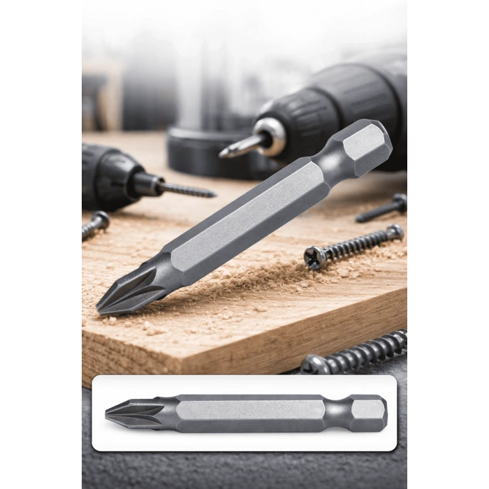 3 Adet 50 mm Yıldız Uçlu Tornavida Bits