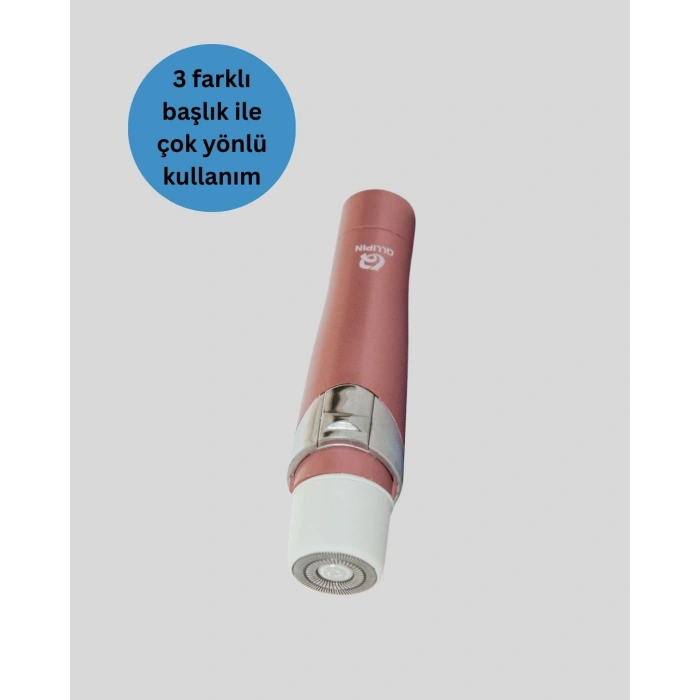 3 Başlıklı Kadın Yüz ve Vücut Tüy Temizleme Makinesi