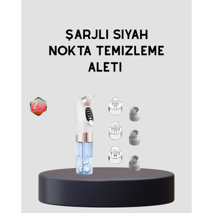 3 Kademeli Vakumlu Gözenek Temizleme Cihazı – Cilt Yenileyici Masaj ve Derin Temizlik