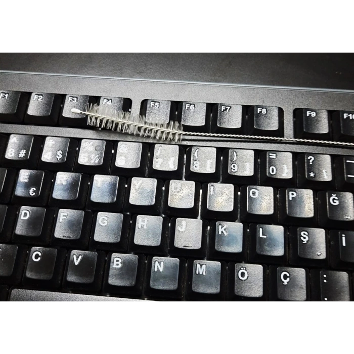 3 Lü Pratik Fırça  Esnek Bükülebilir Klavye Mouse Arası Temizlik Fırçası