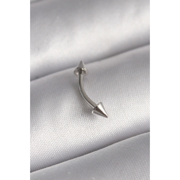 316L Çelik Gümüş Renk Çivi Model Piercing