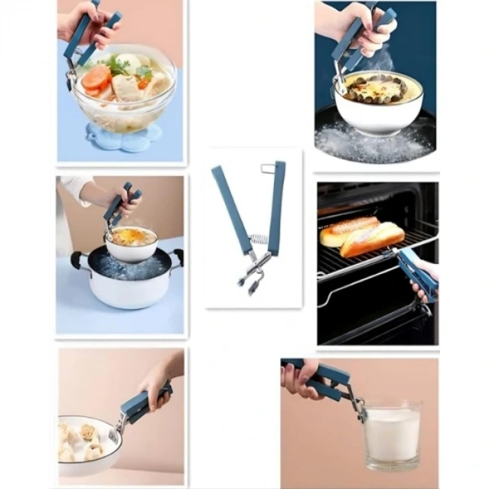 4 Parça Yanma Önleyici Mutfak Seti - Tencere Tabak Tutucu Ve Fırın Eldiveni