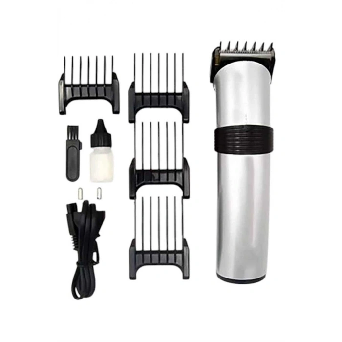 4 Taraklı Taşınabilir Profesyonel Saç ve Sakal Kesme Tıraş Makinesi