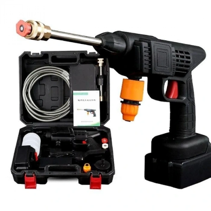 48V Şarjlı Çift Bataryalı Taşınabilir Basınçlı Yıkama Sulama Tabancası