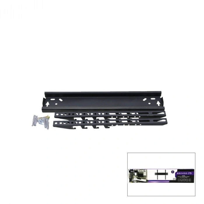 50 İnç ve 27 İnç - 50 İnç Sabit TV Askı Aparatı - LCD LED TV Uyumlu - 56-127 cm