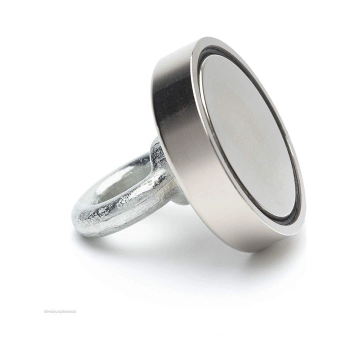 60 mm Çap 100 kg Taşıma Gücü, Süper Güçlü Halkalı Büyük Neodyum Pot Mıknatıs, Deniz Kurtarma Mıknatısı